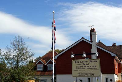 Gatwick Corner House Sign